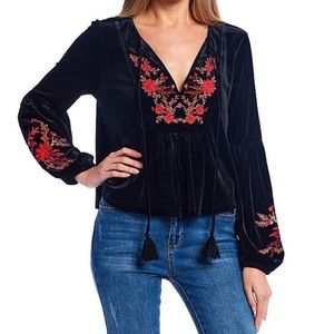 Chelsea & Violet velvet top